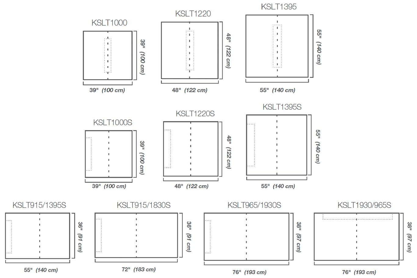 Schluter - KERDI-SHOWER-LTS Prefabricated Sloped Shower Tray with Side Outlet Position