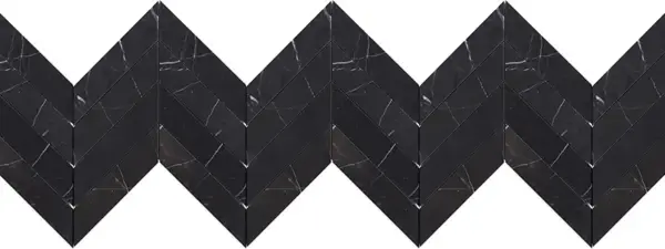 Arkia Nero Marquina Chevron