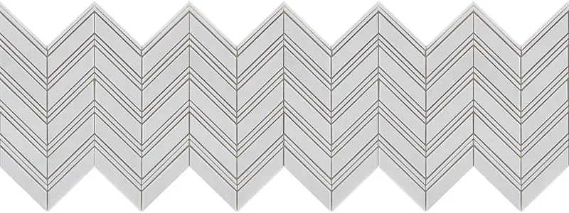 Arkia Thassos Chevron w/White Trim Arkia Thassos Chevron w/White Trim