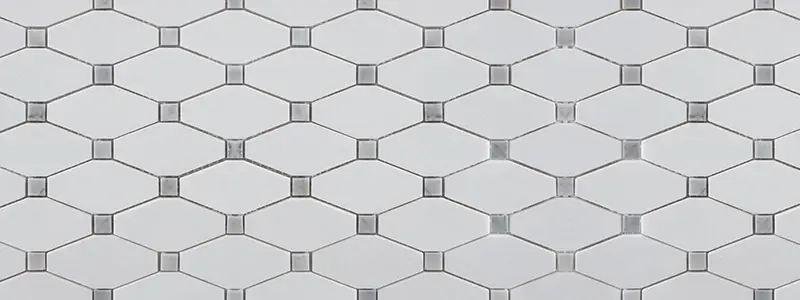 Arkia Thassos Long Octagon w/Grey Dot Arkia Thassos Long Octagon w/Grey Dot