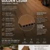 Skywood Golden Cedar - Outdoor Decking Skywood Golden Cedar - Outdoor Decking